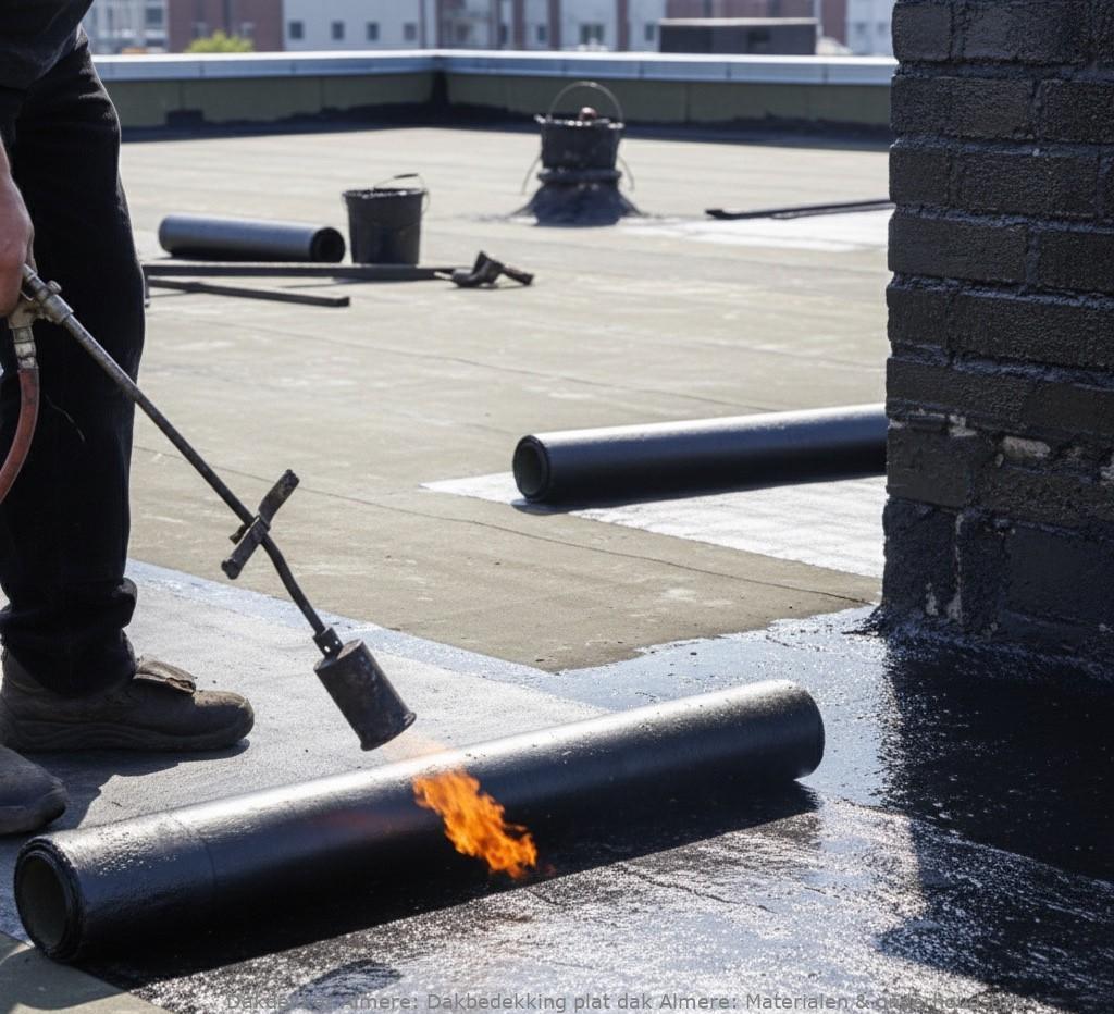 Dakbedekking plat dak Almere: Materialen &amp; onderhoudstips