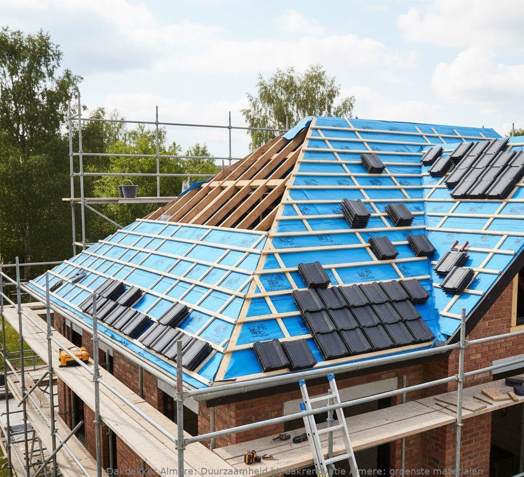 Duurzaamheid bij dakrenovatie Almere: groenste materialen